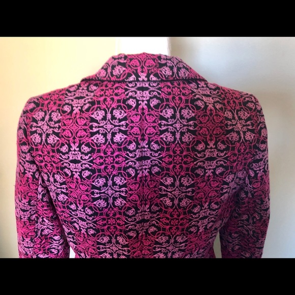 Gifted. Talbots Embroidered Petite Blazer 10P - Picture 6 of 8
